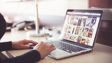 عکس گذاشتن در اینستاگرام از کامیپوتر