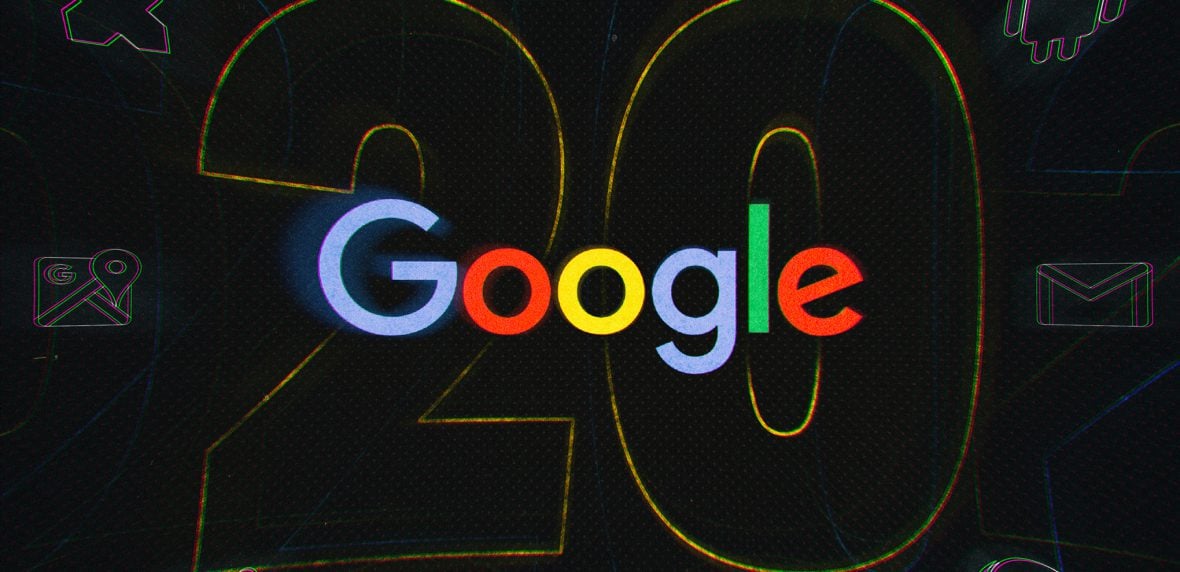 تولد ۲۰ سالگی گوگل