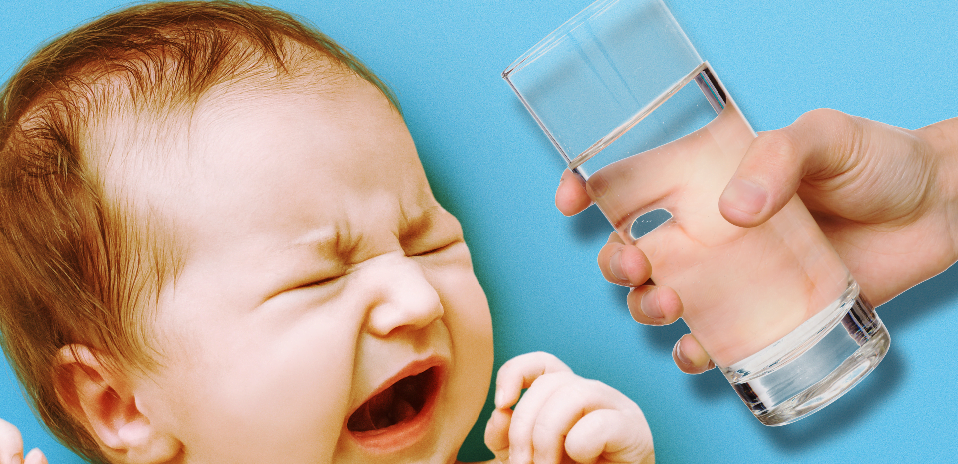 آب خوردن نوزادان تازه متولد شده