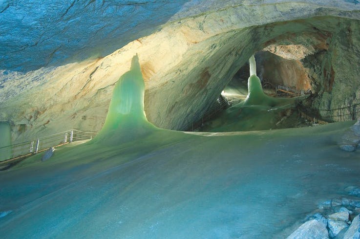 غارهای یخی Eisriesenwelt در اتریش