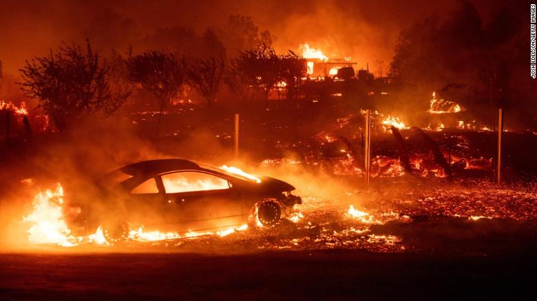 وحشتناک‌ترین آتش‌سوزی کالیفرنیا