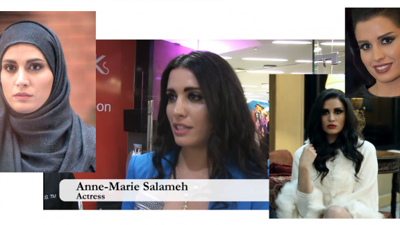 آن ماری سلامه بازیگر سریال حوالی پاییز