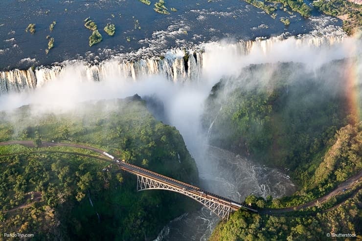 دریاچه Victoria در زامبیا و زیمبابوه