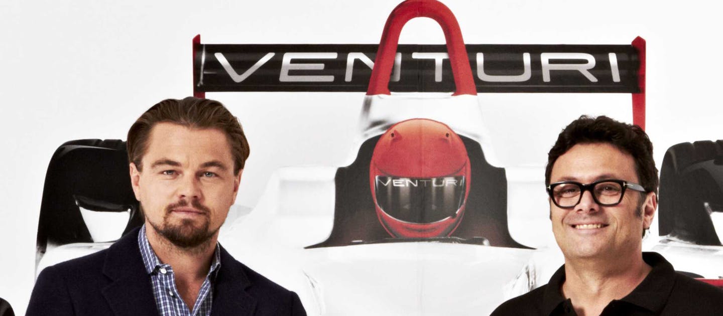 لئوناردو دی کاپریو در تیم ونتوری فرمول ای