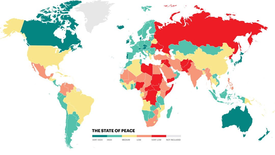ناامن‌ترین کشورهای جهان