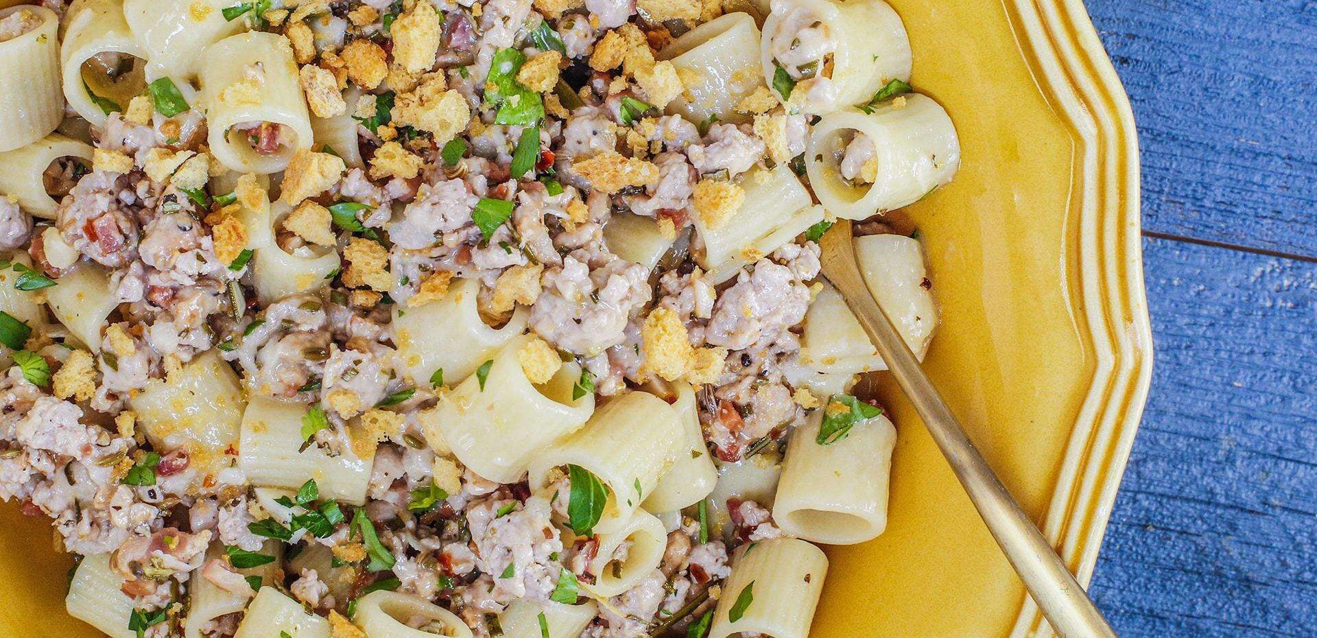 سالاد ماکارونی با تن ماهی