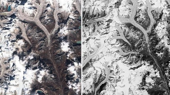 روند ذوب یخچال‌های هیمالیا