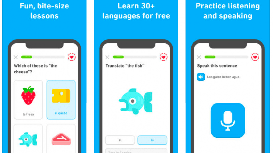 برنامه دولینگو Duolingo برای یادگیری زبان