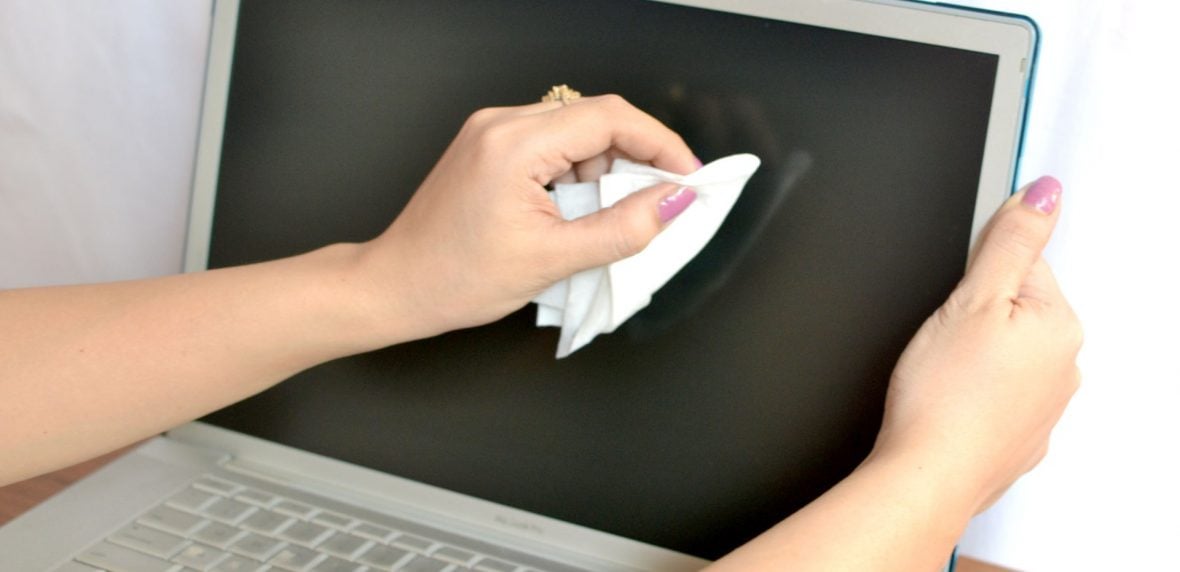 تمیز کردن لپتاپ