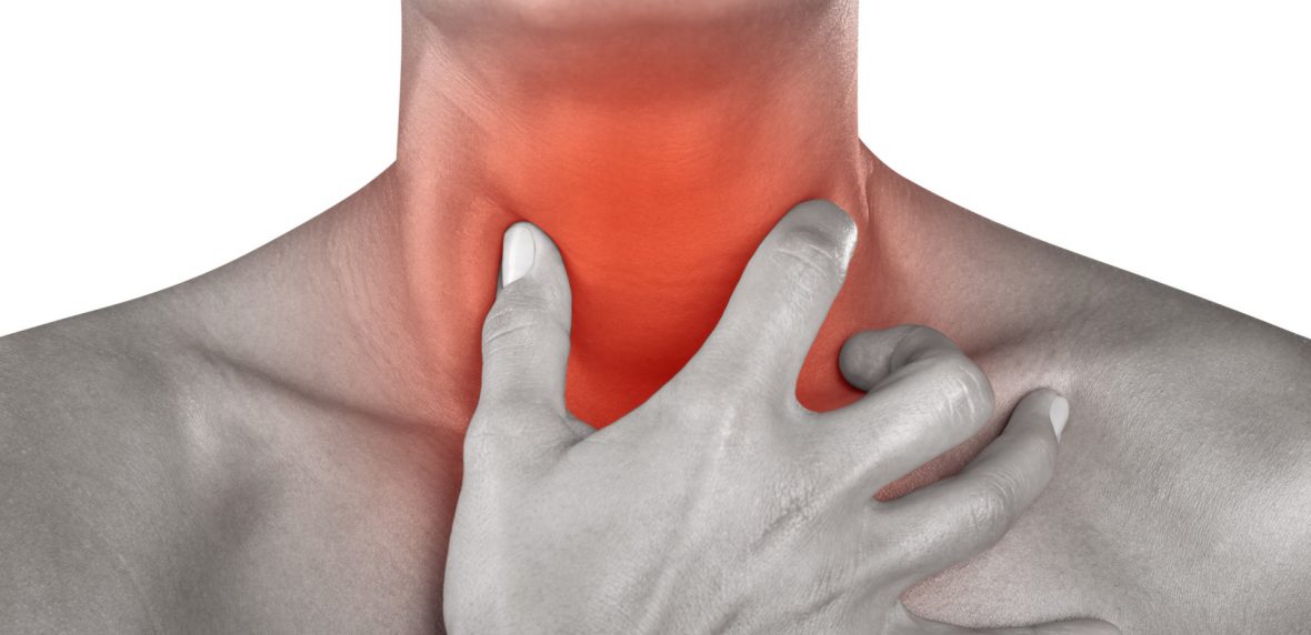 کاهش گلودرد