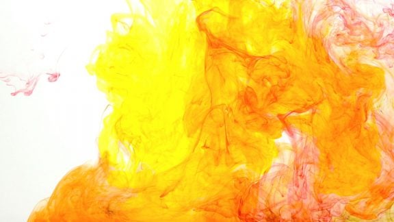 اتاق شیک با جریانهای زرد