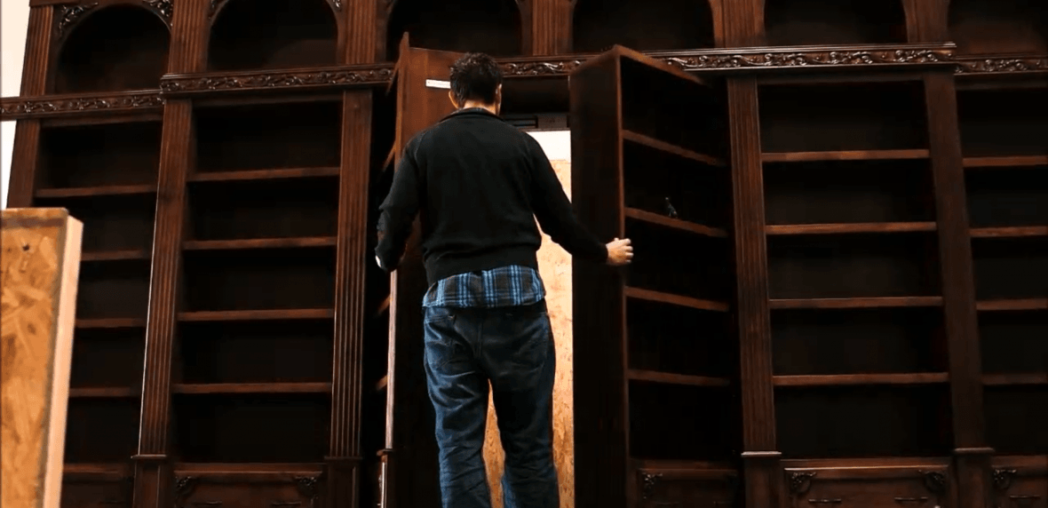 فضاهای خیالی درون قفسه‌های کتاب