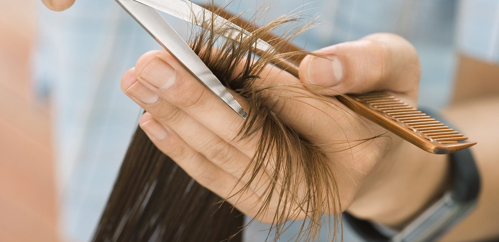 انتهای خشک مو