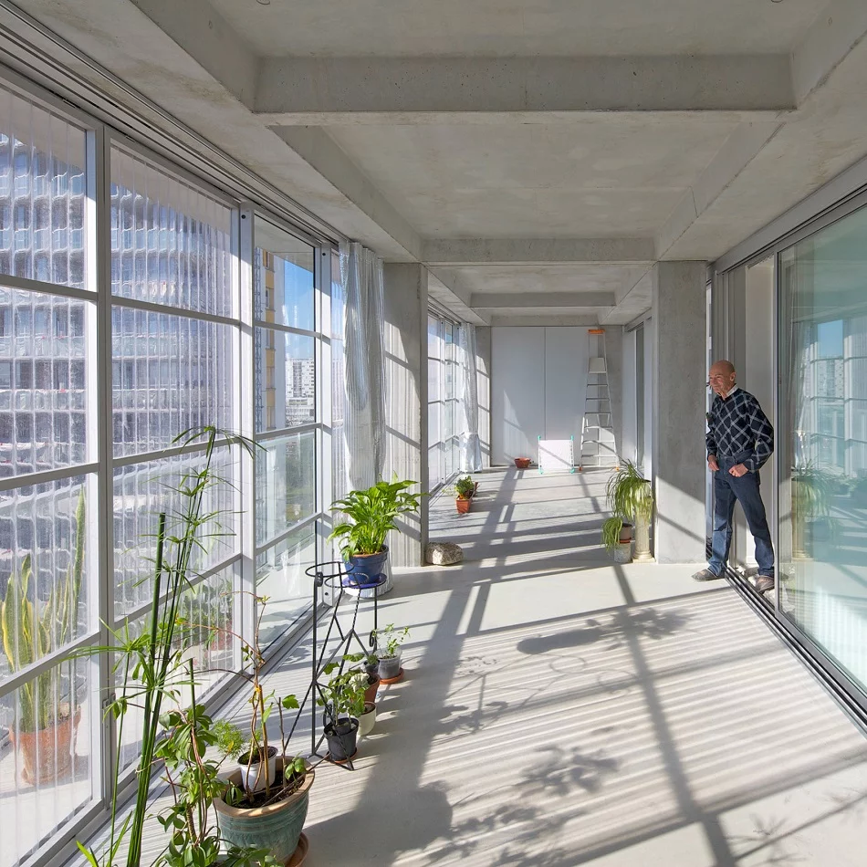Grand Parc Bordeaux، فرانسه، توسط Frédéric Druot Architecture، Lacaton & Vassal Architectes و Christophe Hutin Architecture