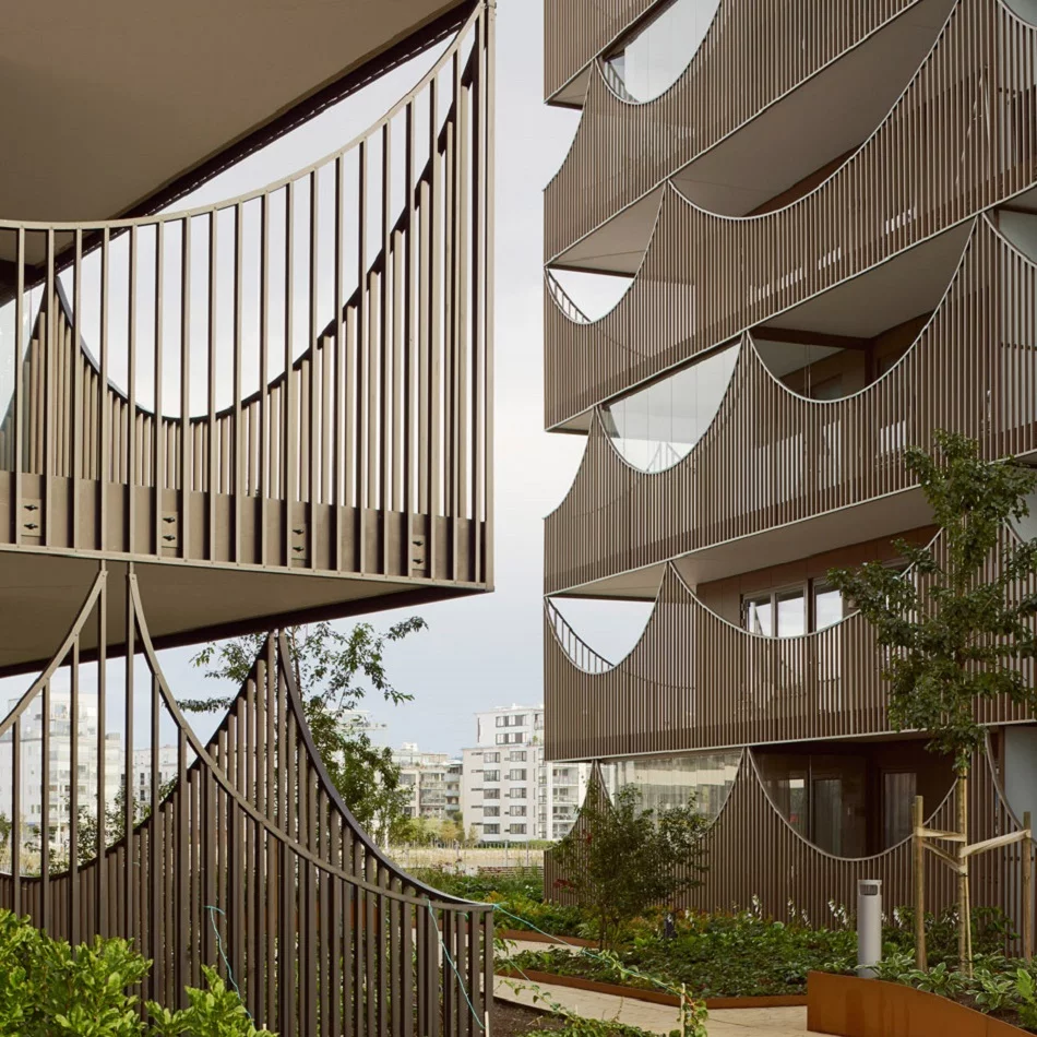 10 بالکن جسورانه ساختمانهای مسکونی - Västra Kajen، سوئد، توسط Tham & Videgård Arkitekter