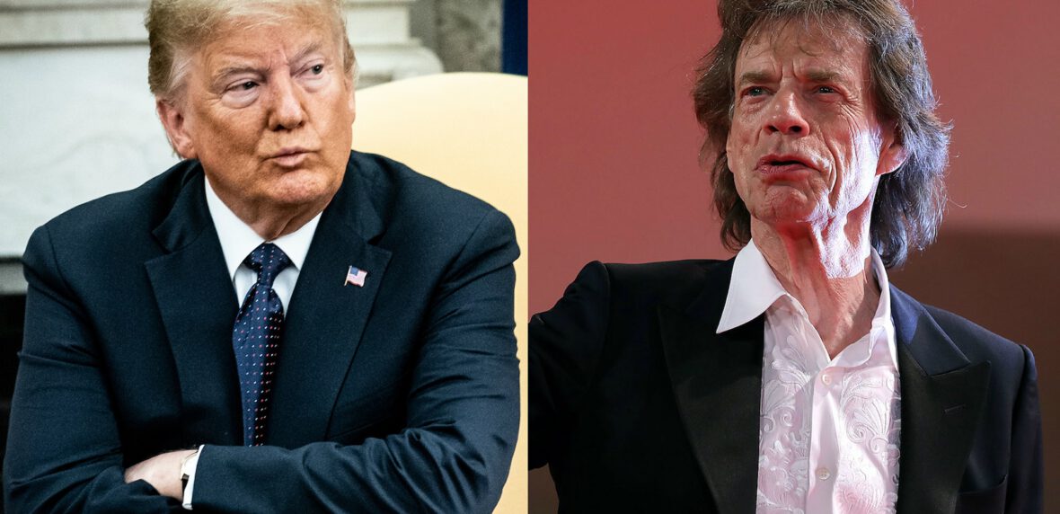 هشدار رولینگ استونز به ترامپ