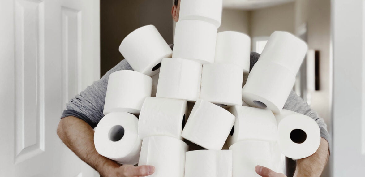 دستمال توالت