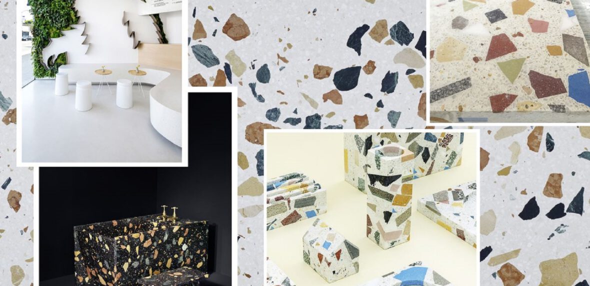 10 مورد ترند چیدمان جدید Terrazzo