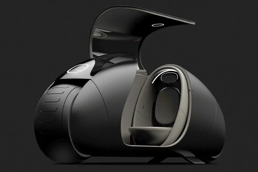 موتور سیکلت خودران با کابین سرپوشیده The Autonomous LDR