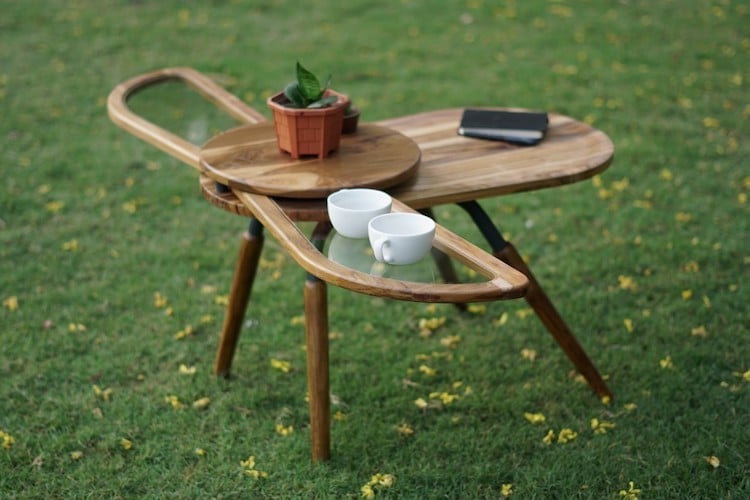 طراحی پایدار میز عسلی - ایده طراحی داخلی رادیکا دومال