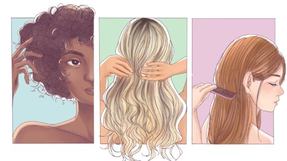 ماسک موی خانگی