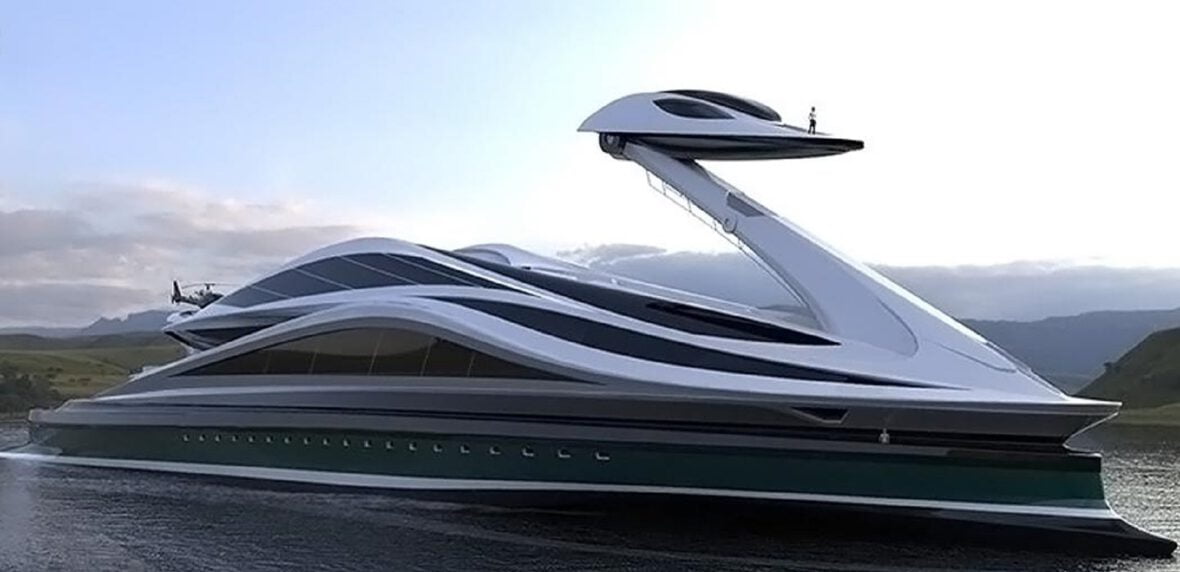 قایق تفریحی مفهومی پایدار