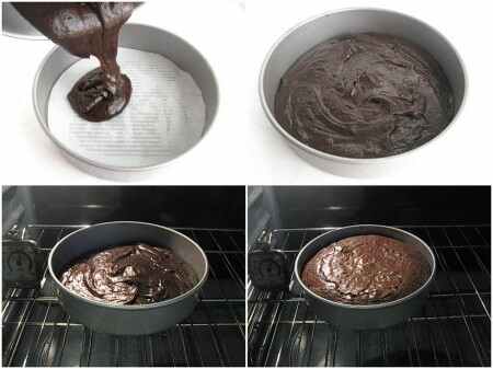 دستور تهیه کیک شکلاتی بدون آرد - مرحله 4