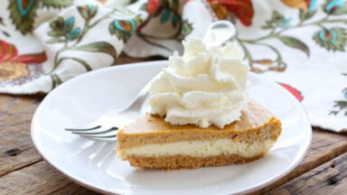 دستور تهیه پای چیز کیک کدو تنبل