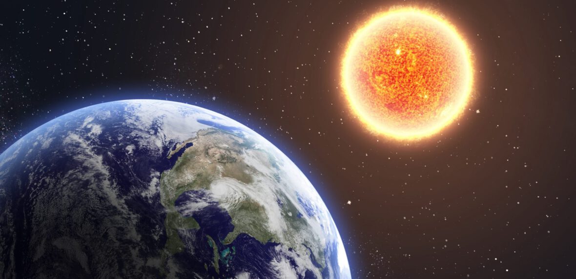 فاصله زمین تا خورشید