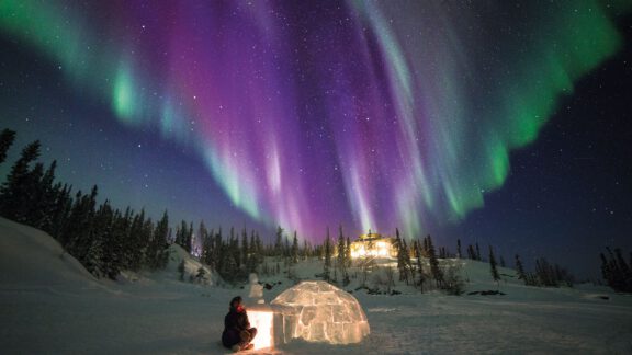 شفق قطبی در کانادا