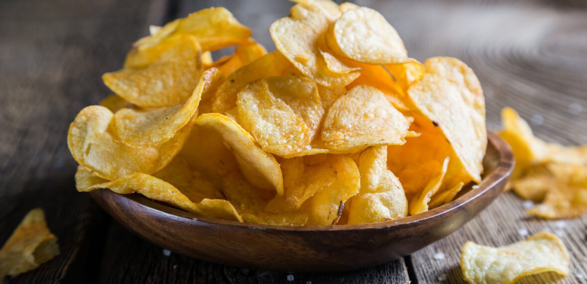 خوردن بیش از حد چیپس