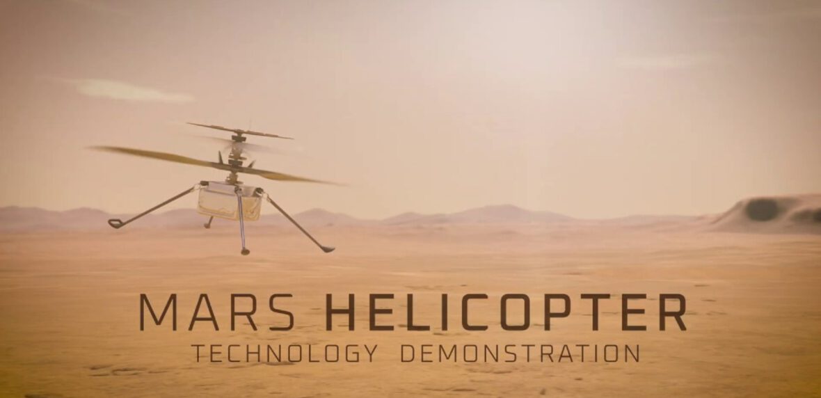 هلیکوپتر نبوغ مریخ نورد استقامت