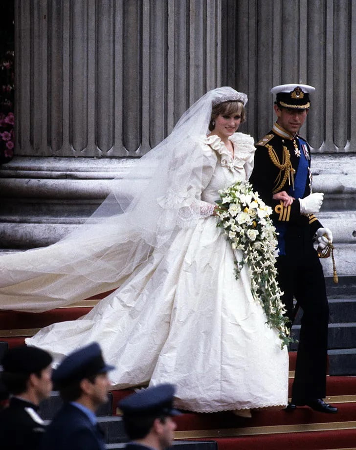 خیره کننده ترین لباس عروسهای سلطنتی - 8. «پرنسس دایانا» (Princess Diana)