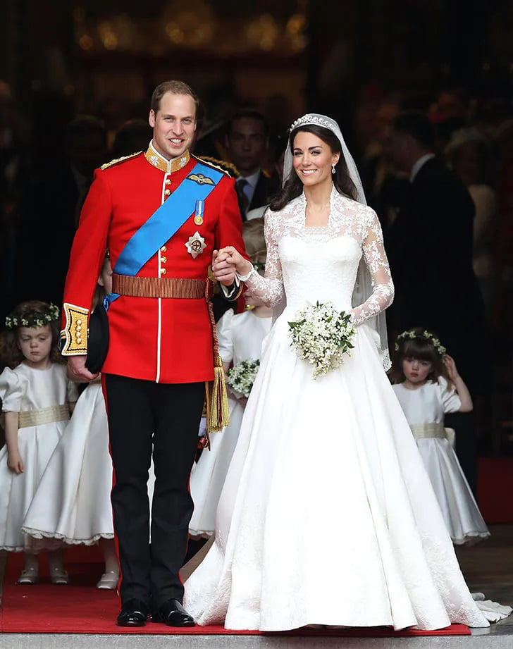 خیره کننده ترین لباس عروسهای سلطنتی -  5. «کیت میدلتون» (Kate Middleton)