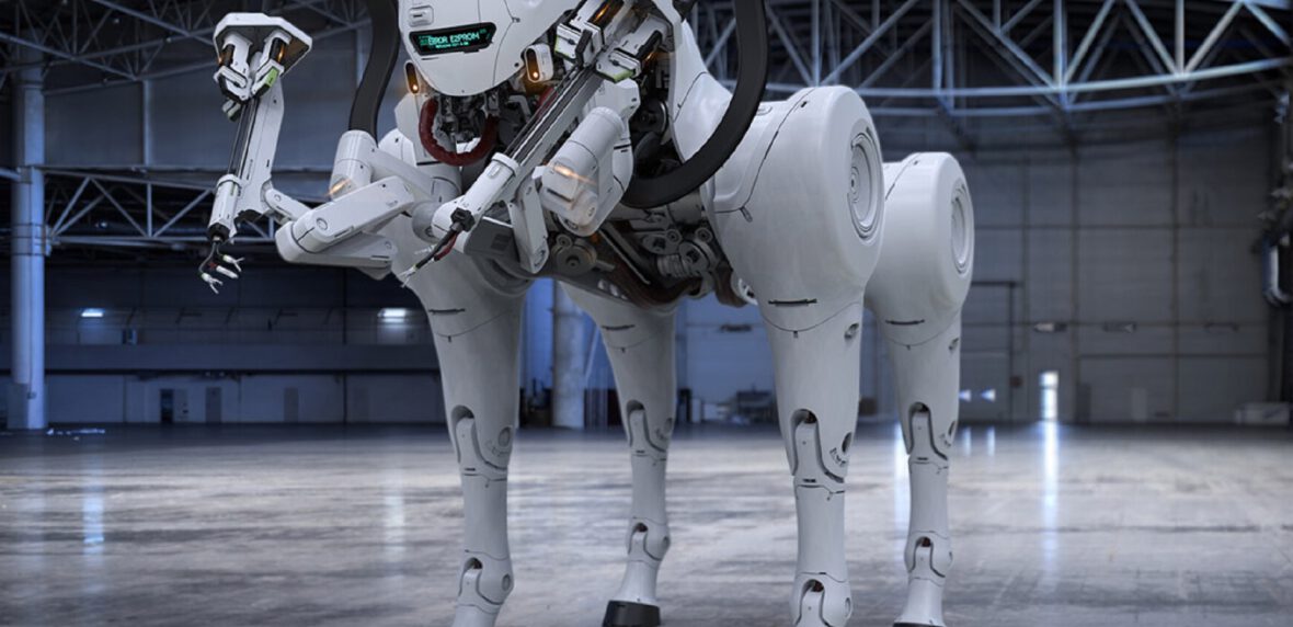 سگ رباتیک آینده گرایانه