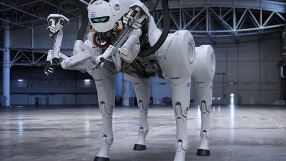 سگ رباتیک آینده گرایانه