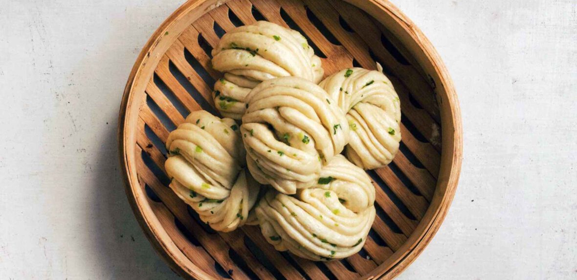 دستور تهیه نان پیازچه به عنوان یک میان وعده عالی چینی