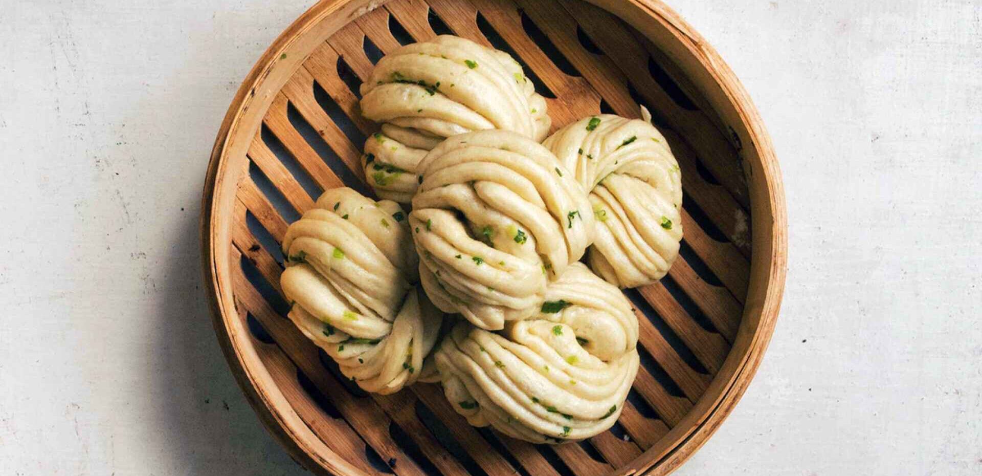 دستور تهیه نان پیازچه به عنوان یک میان وعده عالی چینی