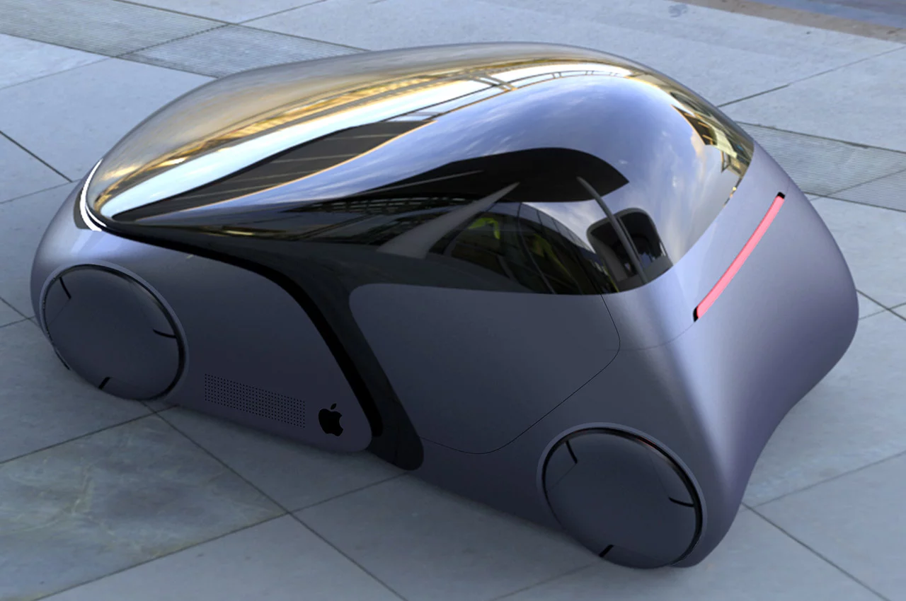 این بازطراحی سیال iCar اپل یک طراحی مدولار مغایر با اکوسیستم فعلی اپل
