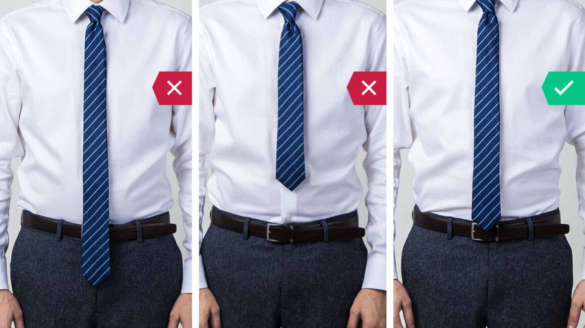 11. کراوات خیلی کوتاه یا خیلی بلند