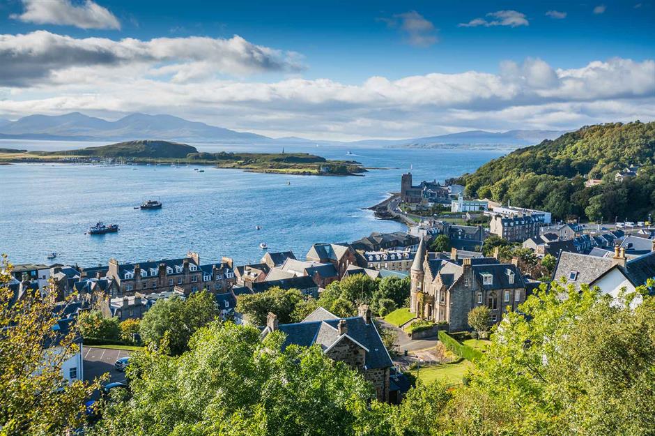 زیباترین روستاهای بریتانیا - 2. اوبان، آرگایل و بوت، اسکاتلند