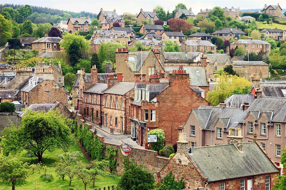 زیباترین روستاهای بریتانیا - 5. ملروز، مرزهای اسکاتلند، اسکاتلند