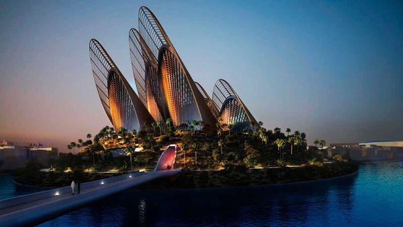 5 مورد از عجیبترین سازه های معماری - 3. موزه ملی بال شکل زاید، امارات متحده عربی