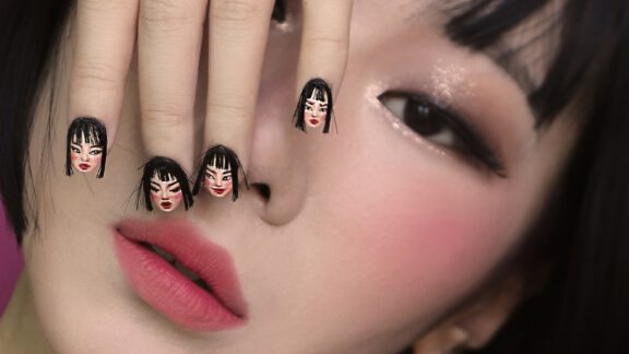 ترند ناخن مودار فرانکنشتاین