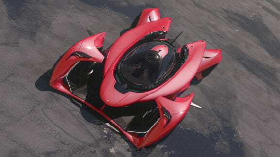 کانسپت هایپرکار الکتریکی فراری F413