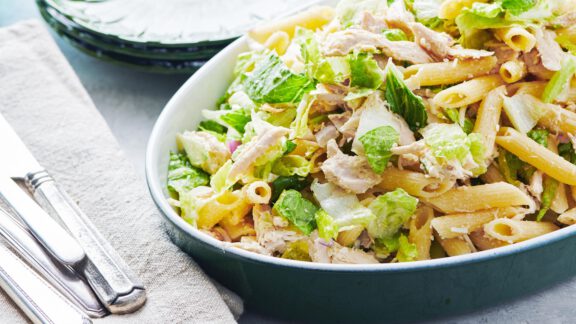 دستور تهیه سالاد پاستای سزار