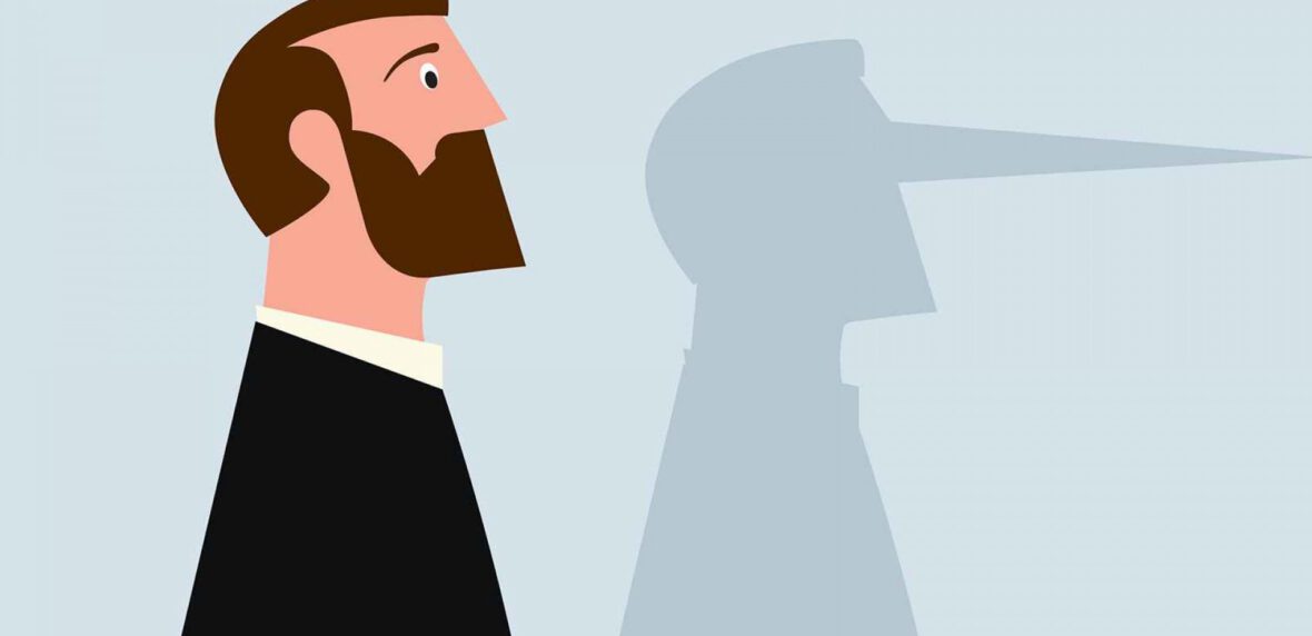 20 نشانه دروغگویی