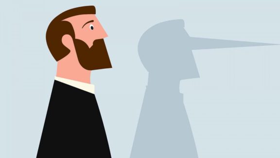 20 نشانه دروغگویی