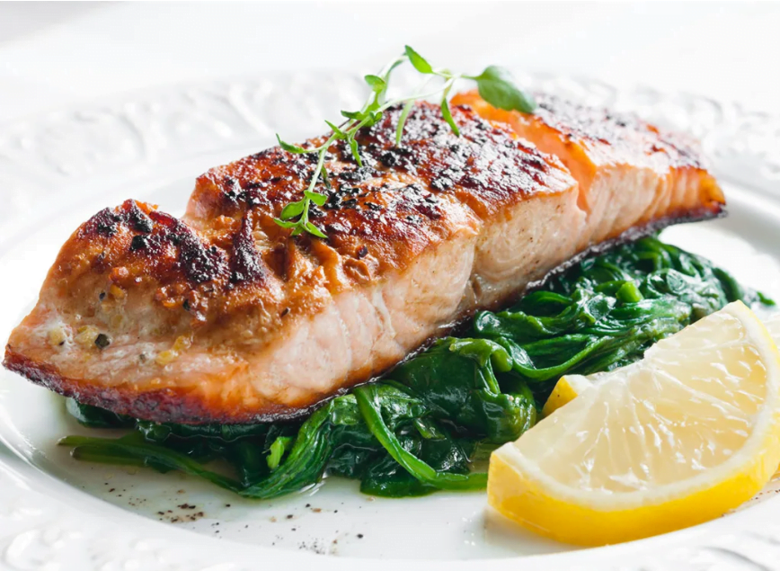 غذاهایی برای کاهش چربی شکمی - 1. ماهی چرب