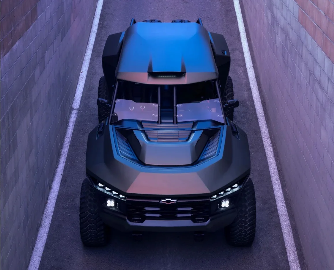 خودروی مفهومی Chevy Beast شورلت نمای روبرو